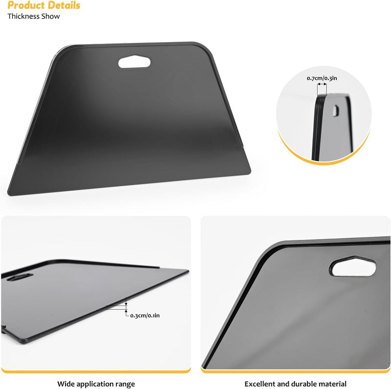 Ehdis طقم أدوات تنعيم ورق الجدران مع أسطوانة إسفنجية، مكشطة فينيل، أداة قطع للورق اللاصق، فيلم تظليل النوافذ، ملصقات، تركيب الرسومات - Image 4